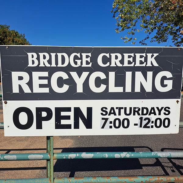 Bridge Creek Recycling Center